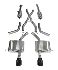 Corsa Xtreme 2.5 in Cat-Back 4.5 in Single Tips Fits 2011-25 Dodge Durango 5.7L Corsa Xtreme 2.5 in Cat-Back 4.5 in Single Tips Fits 2011-25 Dodge Durango 5.7L