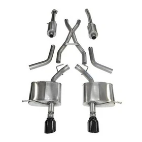 Corsa 14459BLK Sport Cat-Back Exhaust System 2011-2018 Dodge Durango 5.7L Sport