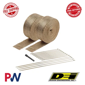 DEI Design Engineering Titanium Exhaust & Pipe Wrap Kit (Clamshell) 10095 DEI Design Engineering Titanium Exhaust & Pipe Wrap Kit (Clamshell) 10095
