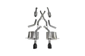 Corsa 2.5" Sport Exhaust System 4.5" Black Tips for 11-22 Durango 5.7L 14459BLK