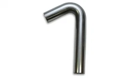 Vibrant 1.75in O.D. T304 SS 120 deg Mandrel Bend 4in x 12in leg lengths (1.75in Vibrant 1.75in O.D. T304 SS 120 deg Mandrel Bend 4in x 12in leg lengths (1.75in