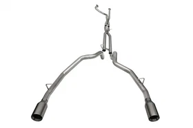 Corsa Baja Catback Exhaust Dual Gunmetl Tip Fits 21-22 Dodge Ram TRX Crew Cab