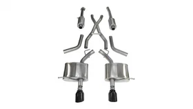 Corsa Performance 14459BLK Sport Cat-Back Exhaust System for 11-22 Durango