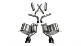 Corsa 12-14 Jeep Grand Cherokee 6.4L V8 Black Sport Cat-Back Exhaust Corsa 12-14 Jeep Grand Cherokee 6.4L V8 Black Sport Cat-Back Exhaust