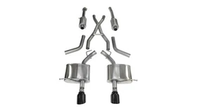 CORSA Performance 14459BLK Dual Rear Cat-Back Exhaust for Dodge Durango 5.7L V8 CORSA Performance 14459BLK Dual Rear Cat-Back Exhaust for Dodge Durango 5.7L V8