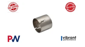 Vibrant 4.00in OD Gr 1 Titanium Slip Fit Sleeve 13237