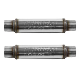 Flowmaster Exhaust Muffler 3" In/Out Round Body Moderate Sound 2 Pack 71419-2