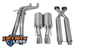 Corsa for 06-10 Jeep Grand Cherokee 6.1L V8 Polished Sport Cat-Back Exhaust