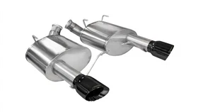 Corsa for 2011-2014 Ford Mustang GT/Boss 302 5.0L V8 Black Xtreme Axle-Back
