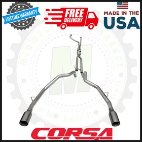 CORSA No-Muffler Cat-Back | Fits 21-24 RAM 1500 TRX 6.2L V8 CORSA No-Muffler Cat-Back | Fits 21-24 RAM 1500 TRX 6.2L V8