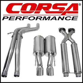 Corsa Sport 2.5" Cat-Back Exhaust System fit 06-10 Jeep Grand Cherokee SRT8 6.1L Corsa Sport 2.5" Cat-Back Exhaust System fit 06-10 Jeep Grand Cherokee SRT8 6.1L