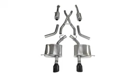 Corsa Performance 14459Blk Sport Cat Back Exhaust System Fits 11 25 Durango Corsa Performance 14459Blk Sport Cat Back Exhaust System Fits 11 25 Durango