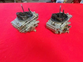 VINTAGE 1960's 70's HOLLEY 450 CFM 9776 LIST PAIR DUAL QUAD CARBS CHEVY FORD 427