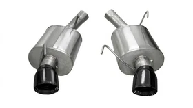 Corsa Performance Black Sport Axle-Back Exhaust for Ford Mustang 2005-2010