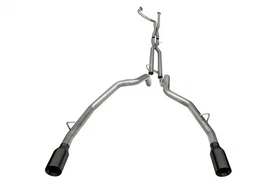 Corsa Baja Catback Exhaust Dual Black Tip Fits 21-22 Dodge Ram TRX Crew Cab