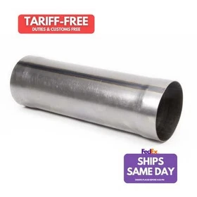 Howe H10031, One Natural Steel Exhaust Pipe 16In Long 5In Wide Performance Parts