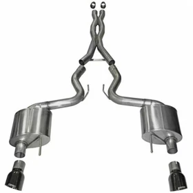 Corsa 14332BLK Sport 3.0in Cat-Back Exhaust for 2015-2017 Ford Mustang GT 5.0L