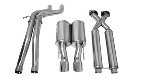 Fits Corsa 2006-2010 Jeep Grand Cherokee 6.1L V8 Polished Sport Cat-Back Exhaust