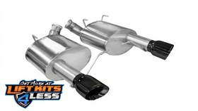 Corsa for 11-14 Ford Mustang GT/Boss 302 5.0L V8 Black Sport Axle-Back Exhaust