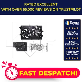 Radiator Fan fits FORD MONDEO Mk3 1.8 00 to 07 Cooling NRF 1117753 1149132 New Radiator Fan fits FORD MONDEO Mk3 1.8 00 to 07 Cooling NRF 1117753 1149132 New