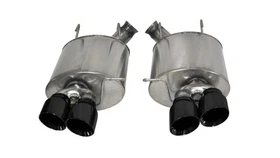 Corsa Sport Axle-Back Exhaust BLK Tips Fits 13-13 Ford Mustang Shelby GT500 5.8L Corsa Sport Axle-Back Exhaust BLK Tips Fits 13-13 Ford Mustang Shelby GT500 5.8L