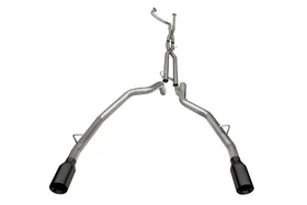 Fits Corsa 2021-2024 Dodge Ram TRX Crew Cab Baja Catback Exhaust Dual Rear Black