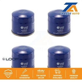 Engine Oil Filter (4 Pack) For Honda Subaru Accord Civic Legacy Acura CR-V EL TL