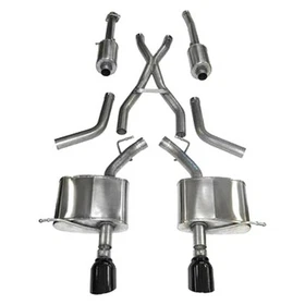 For Dodge Durango 11-24 Sport 304 SS Cat-Back Exhaust System w Split Rear Exit