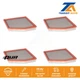 Engine Air Filter (4 Pack) For Chrysler Pacifica Grand Caravan Voyager Engine Air Filter (4 Pack) For Chrysler Pacifica Grand Caravan Voyager