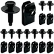 TSYCWQ 20pcs M6-1.0 Hex Head Body Bolt & Extruded U Nut Kit Fit for Securing... 