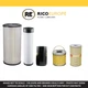 Filter Kit Fits KOMATSU PW95R-2 Air Oil Fuel w/Yanmar Eng. SN 21D0220079-