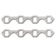 Remflex Header Gasket 3028; Graphite, Large Rect Port 1.625 x 1.25 for SBF w/AFR