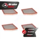 Engine Air Filter (4 Pack) For 2017-2025 Chrysler Pacifica GAS engine Engine Air Filter (4 Pack) For 2017-2025 Chrysler Pacifica GAS engine