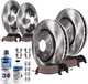 Front & Rear Disc Rotors Brake Pads for Dodge Grand Caravan Journey VW Routan Front & Rear Disc Rotors Brake Pads for Dodge Grand Caravan Journey VW Routan